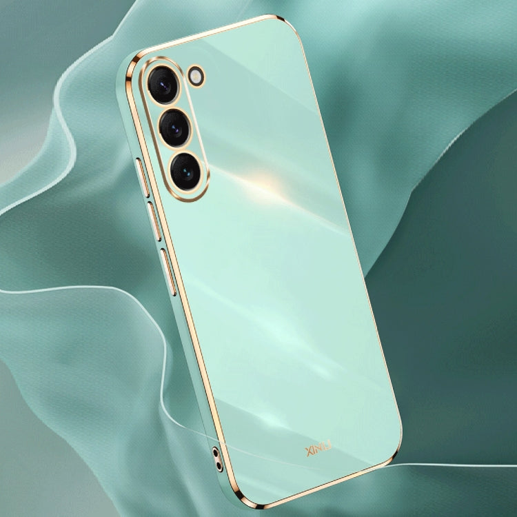 XINLI Straight Edge 6D Electroplate TPU Phone Case, For Samsung Galaxy S24+ 5G, For Samsung Galaxy S24 5G, For Samsung Galaxy A15