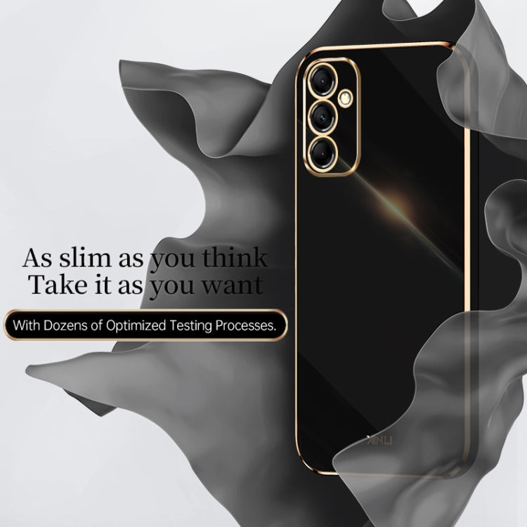 XINLI Straight Edge 6D Electroplate TPU Phone Case, For Samsung Galaxy A55, For Samsung Galaxy A35 5G, For Samsung Galaxy S24 Ultra 5G