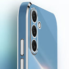 XINLI Straight Edge 6D Electroplate TPU Phone Case with Ring Holder, For Samsung Galaxy A25 5G, For Samsung Galaxy S23 FE 5G, For Samsung Galaxy M54 5G