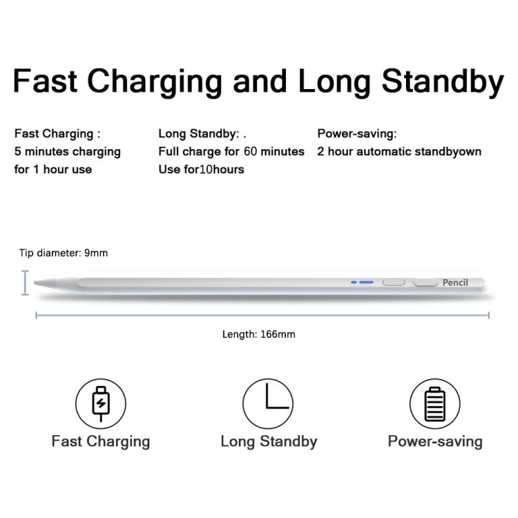 BP17-BL Type-C Universal Magnetic Bluetooth Stylus Pen, BP17-BL – Wear-resistant, Magnetic, Bluetooth