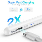 BP17-BL Type-C Universal Magnetic Bluetooth Stylus Pen, BP17-BL – Wear-resistant, Magnetic, Bluetooth