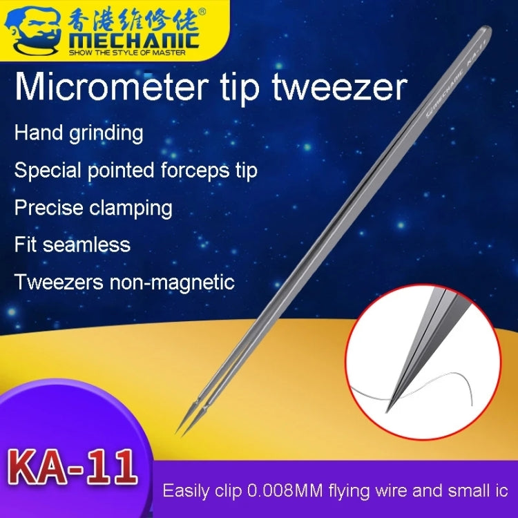 Mechanic KA-11 Non-magnetic Micrometer Pointed Tweezers – Magnetic