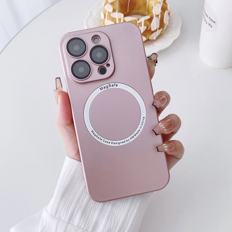 Magsafe Magnetic PC Shockproof Phone Case With Camera Lens – Shockproof, Magnetic, For iPhone 14 Pro, For iPhone 14 Plus, For iPhone 14 For iPhone 14 Rose Gold