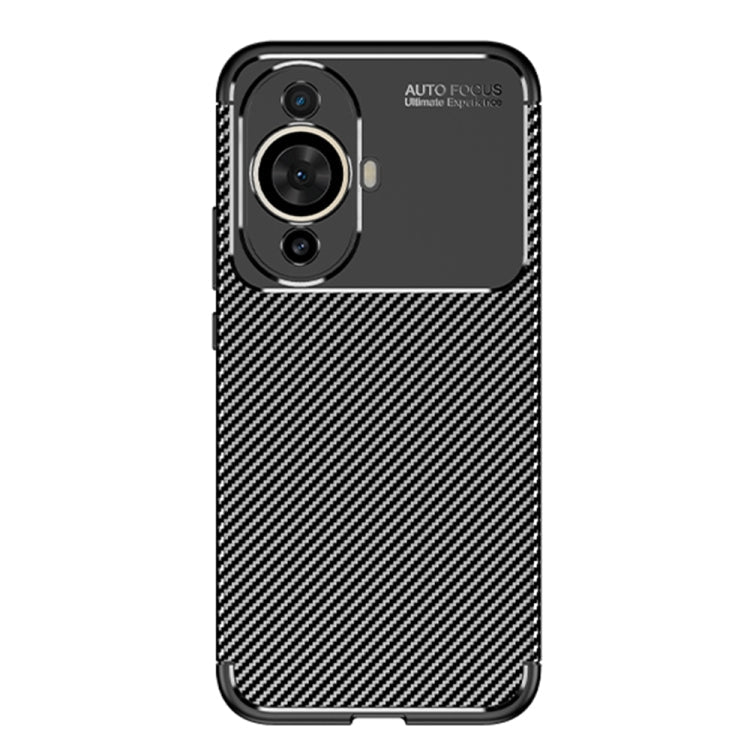 Carbon Fiber Texture Shockproof TPU Phone Case – Shockproof, TPU, For Huawei nova 11, For Huawei nova 11 Pro