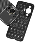 Carbon Fiber Texture Shockproof TPU Phone Case – Shockproof, TPU, For Huawei nova 11, For Huawei nova 11 Pro