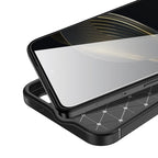 Carbon Fiber Texture Shockproof TPU Phone Case – Shockproof, TPU, For Huawei nova 11, For Huawei nova 11 Pro