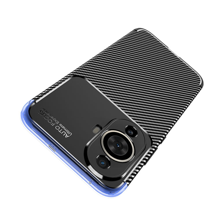 Carbon Fiber Texture Shockproof TPU Phone Case – Shockproof, TPU, For Huawei nova 11, For Huawei nova 11 Pro