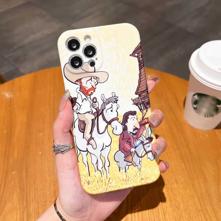 Oil Painting Pattern Glossy PC Phone Case, For iPhone SE 2022/2020 / 8 / 7, For iPhone 13 Pro Max, For iPhone 13 Pro, For iPhone 13