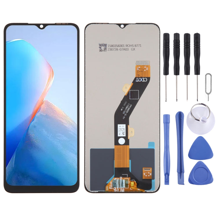 OEM LCD Screen For with Digitizer Full Assembly, For Infinix Smart 7 HD X6516, For Infinix Smart 7 India / Smart 7 Plus X6517 For Infinix Smart 7 HD X6516 EDA004630301