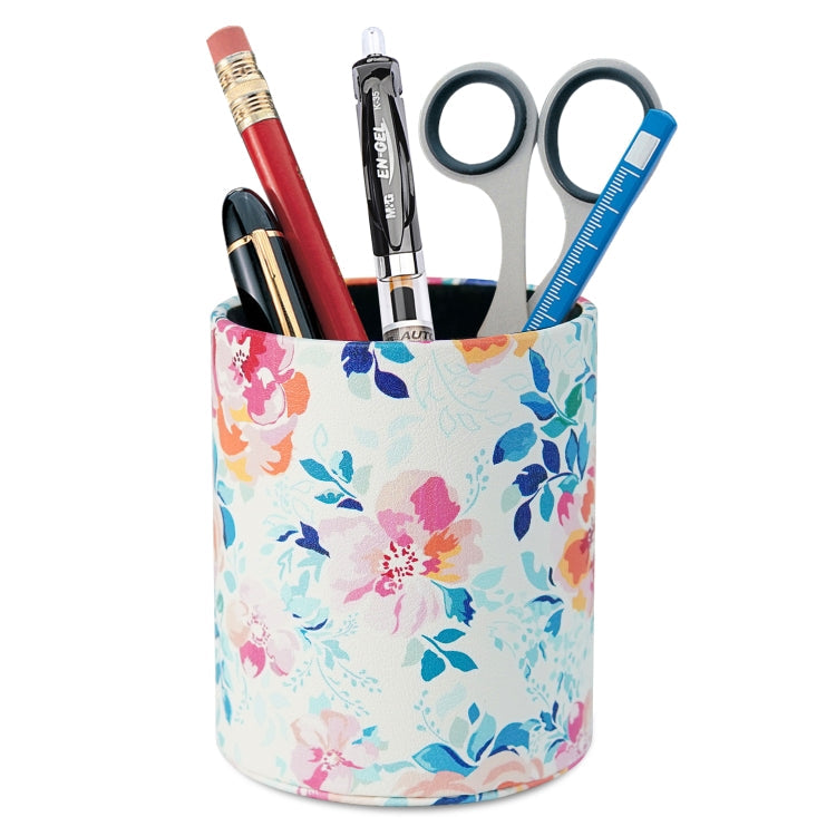PU Leather Tool Storage Box Desktop Pen Holder – Leather Blooming Rich