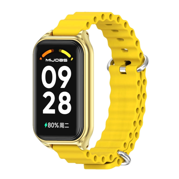 Watch Band – Silicone (Xiaomi Smart Band 8) For Xiaomi Smart Band 8 Active Redmi Band 2 Yellow Gold
