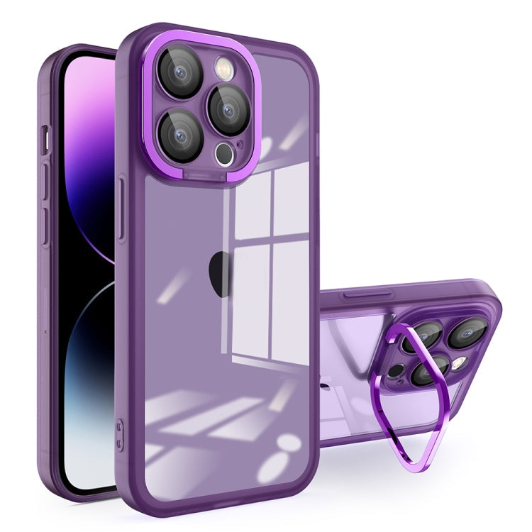 Phone Case – Magnetic, Transparent (iPhone 15 Pro Max) For iPhone 15 Plus Purple