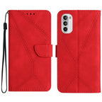 Stitching Embossed Leather Phone Case – Wear-resistant, Card Slot, Kickstand, For Motorola Moto G52J, For Motorola Moto G Stylus 5G 2022, For Motorola Moto G Stylus 4G 2022, For Motorola Moto G Power 2022
