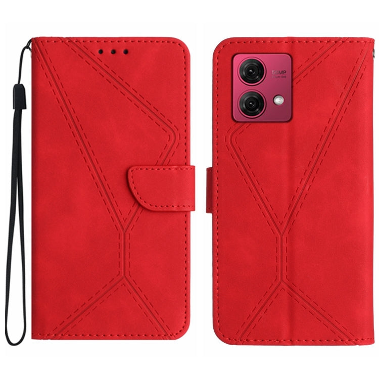 Stitching Embossed Leather Phone Case – Wear-resistant, Card Slot, Kickstand, For Motorola Moto G84, For Motorola Moto G54, For Motorola Edge 40 Neo, For Motorola Moto G14