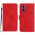 Stitching Embossed Leather Phone Case – Wear-resistant, Card Slot, Kickstand, For Motorola Moto G84, For Motorola Moto G54, For Motorola Edge 40 Neo, For Motorola Moto G14