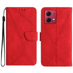 Stitching Embossed Leather Phone Case – Wear-resistant, Card Slot, Kickstand, For Motorola Moto G84, For Motorola Moto G54, For Motorola Edge 40 Neo, For Motorola Moto G14