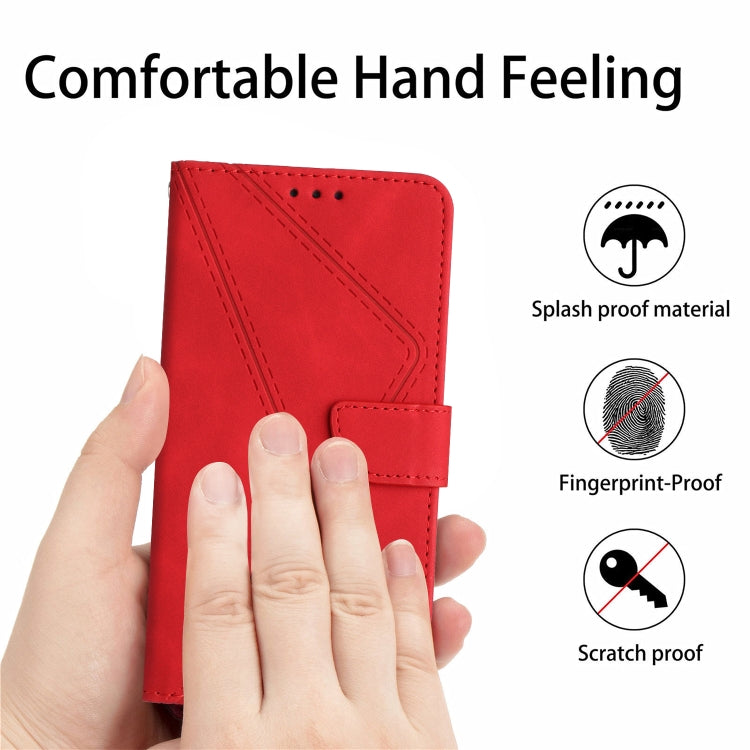 Stitching Embossed Leather Phone Case – Wear-resistant, Card Slot, Kickstand, For Motorola Moto G84, For Motorola Moto G54, For Motorola Edge 40 Neo, For Motorola Moto G14