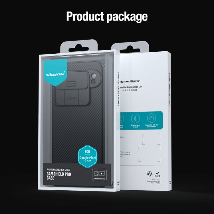 NILLKIN CamShield Pro PC Phone Case – Durable Build, Easy to Use, For Google Pixel 9 Pro