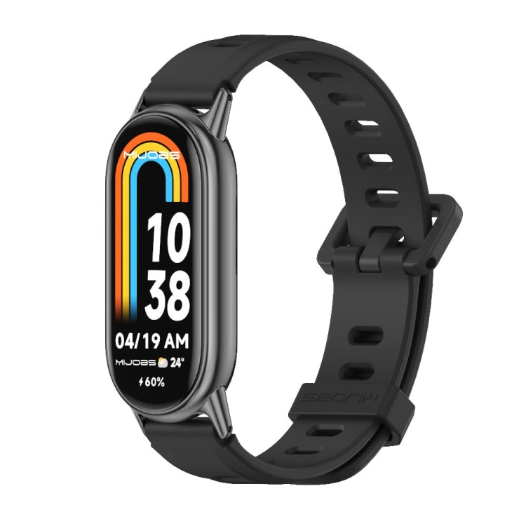Watch Band – Silicone (Xiaomi Smart Band 10) #2 For Xiaomi Smart Band 10 9 8 Black