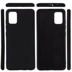 Solid Color Liquid Silicone Shockproof Full Coverage Protective Case, For Samsung Galaxy A51 5G