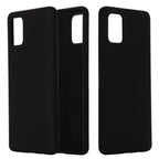 Solid Color Liquid Silicone Shockproof Full Coverage Protective Case, For Samsung Galaxy A51 5G For Samsung Galaxy A51 5G Black