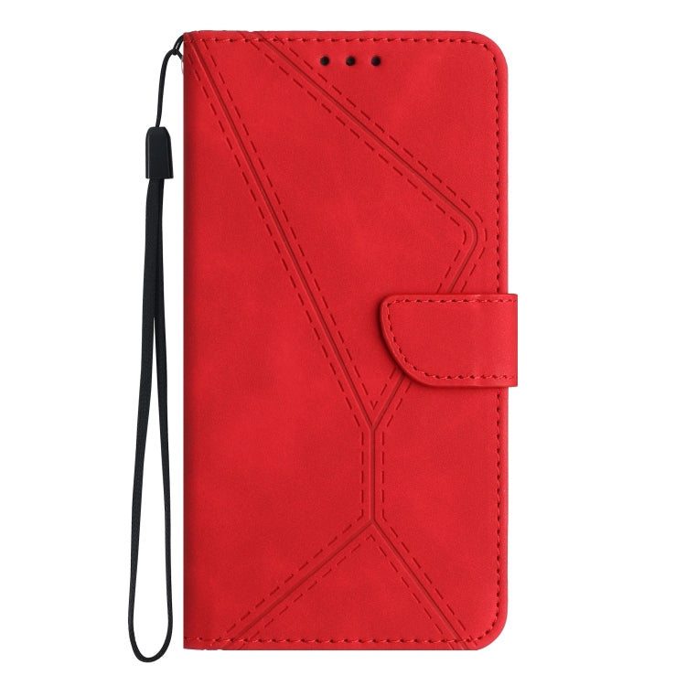 Stitching Embossed Leather Phone Case – Wear-resistant, Card Slot, Kickstand, For TCL 30 SE / 30E /306/305, For TCL 40 SE
