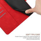 Stitching Embossed Leather Phone Case – Wear-resistant, Card Slot, Kickstand, For TCL 30 SE / 30E /306/305, For TCL 40 SE
