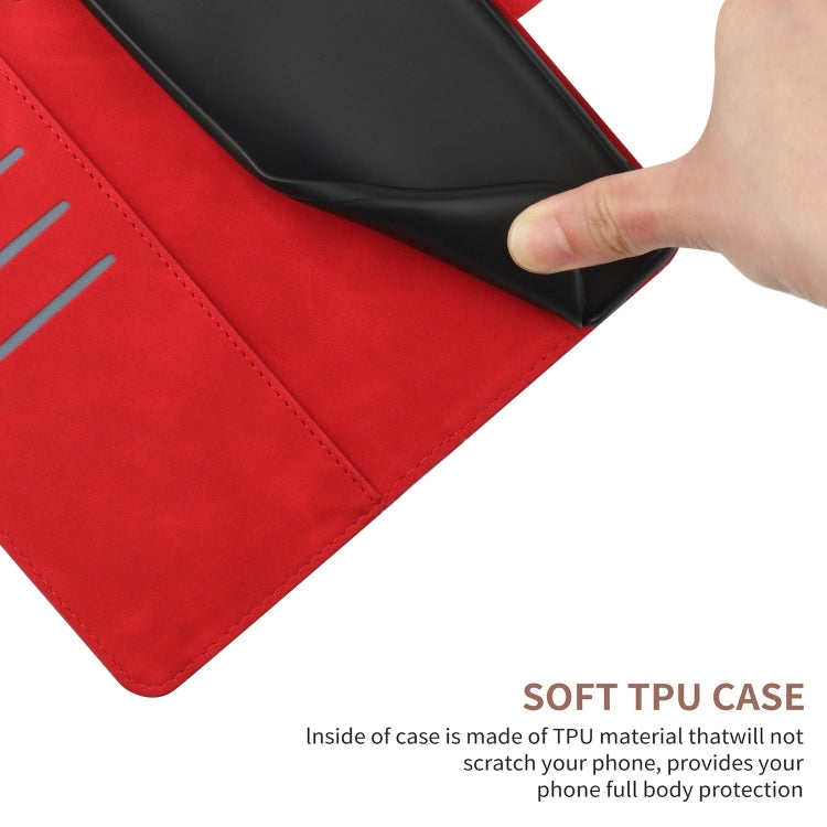 Stitching Embossed Leather Phone Case – Wear-resistant, Card Slot, Kickstand, For TCL 30 SE / 30E /306/305, For TCL 40 SE