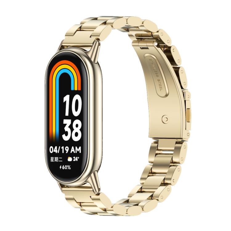Watch Band – Stainless Steel (Xiaomi Smart Band 10) #3 For Xiaomi Smart Band 10 9 8 Light Gold