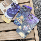 Oil Painting Pattern Glossy PC Phone Case, For iPhone 12 Pro Max, For iPhone 12 Pro, For iPhone 11 Pro Max, For iPhone 11
