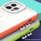Color Frame 2 in 1 Hollow Cooling Phone Case, For iPhone 12 Pro Max, For iPhone 11