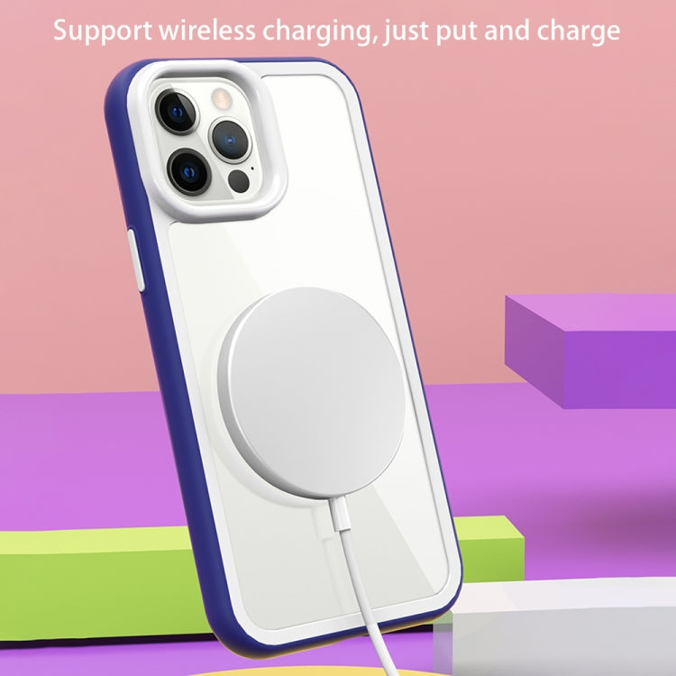 Color Frame 2 in 1 Hollow Cooling Phone Case, For iPhone 12 Pro Max, For iPhone 11