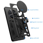 Sliding Camera Cover Design TPU+PC Phone Case – Wear-resistant, Magnetic, TPU, For Huawei nova 12i 4G Global