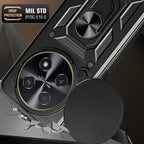 Sliding Camera Cover Design TPU+PC Phone Case – Wear-resistant, Magnetic, TPU, For Huawei nova 12i 4G Global