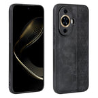 AZNS 3D Embossed Skin Feel Phone Case – Leather, TPU, For Huawei nova 11