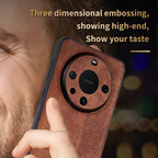 AZNS 3D Embossed Skin Feel Phone Case – Leather, TPU, For Huawei Mate 60, For Huawei Mate 60 Pro, For Huawei Maimang 20, For Huawei nova 11 Pro