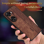 AZNS 3D Embossed Skin Feel Phone Case – Leather, TPU, For Huawei nova 11 SE, For Huawei nova 12 Pro, For Huawei nova 12, For Huawei Mate 60 RS Ultimate