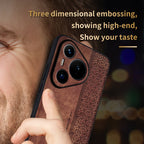 AZNS 3D Embossed Skin Feel Phone Case – Leather, TPU, For Huawei Pura 70 Pro, For Huawei Pura 70, For Huawei Enjoy 70 pro, For Huawei Enjoy 70