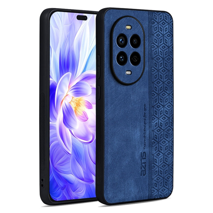 AZNS 3D Embossed Skin Feel Phone Case – Leather, TPU, For Huawei Mate 70 Pro / 70 Pro+, For Huawei Mate 70, For Huawei nova 13 Pro, For Huawei Pura 70 Ultra For Huawei nova 13 Pro Sapphire Blue