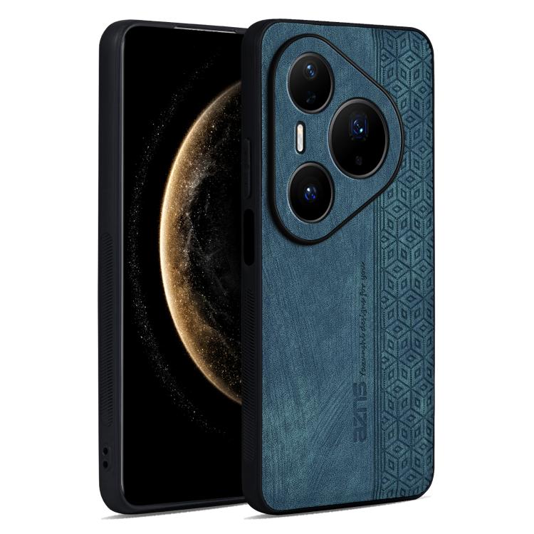 AZNS 3D Embossed Skin Feel Phone Case – Leather, TPU, For Huawei Pura 80 Ultra 5G, For Huawei Pura 80 Pro 5G, For Huawei Pura 80 5G, For Huawei Enjoy 70X / Maimang 30 For Huawei Pura 80 Pro 5G Dark Green