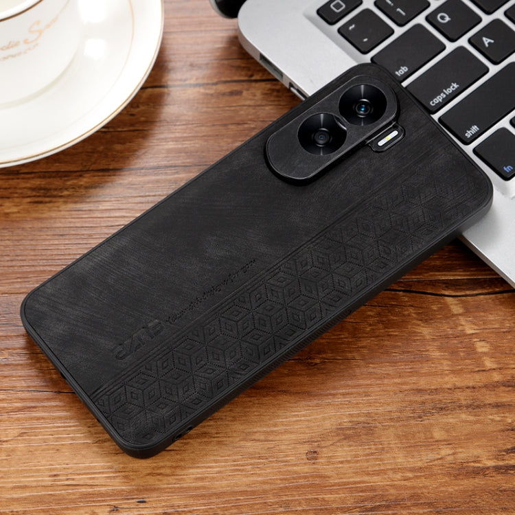AZNS 3D Embossed Skin Feel Phone Case – Leather, TPU, For Honor X50i