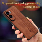 AZNS 3D Embossed Skin Feel Phone Case – Leather, TPU, For Honor X50i