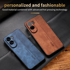 AZNS 3D Embossed Skin Feel Phone Case – Leather, TPU, For Honor X50i