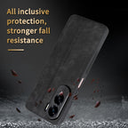 AZNS 3D Embossed Skin Feel Phone Case – Leather, TPU, For Honor X50i