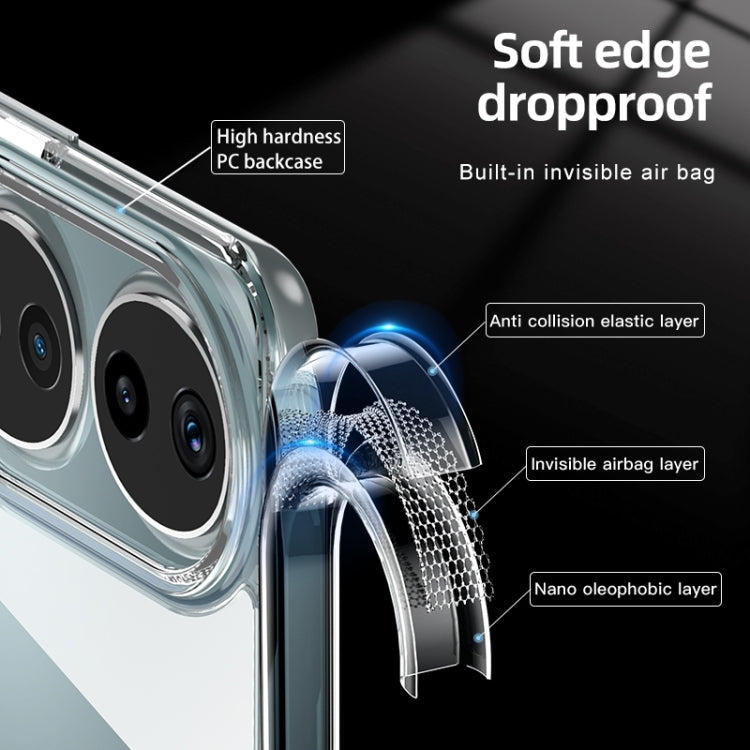 Armor Clear TPU Hard PC Phone Case – Shockproof, TPU, For Honor 90