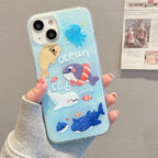 IMD Phone Case – Cute Animal Pattern Phone Case, For iPhone 14 Pro Max, For iPhone 14...