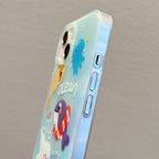 IMD Phone Case – Cute Animal Pattern Phone Case, For iPhone 14 Pro Max, For iPhone 14...