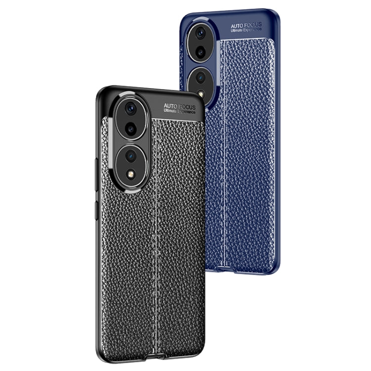 Litchi Texture Shockproof TPU Phone Case – Shockproof, TPU, For Honor 90