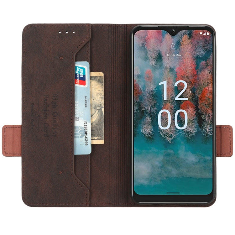 Magnetic Clasp Leather Phone Case – Magnetic, Card Slot, Leather, For Nokia C12 / C12 Pro / C12 Plus, For Nokia G42, For Nokia C22, For Nokia C32