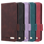 Magnetic Clasp Leather Phone Case – Magnetic, Card Slot, Leather, For Nokia C12 / C12 Pro / C12 Plus, For Nokia G42, For Nokia C22, For Nokia C32